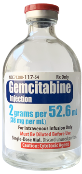 Gemcitabine Injection 2 g per 52.6 mL